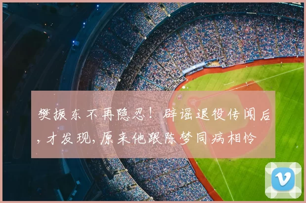 樊振东不再隐忍!辟谣退役传闻后,才发现,原来他跟陈梦同病相怜